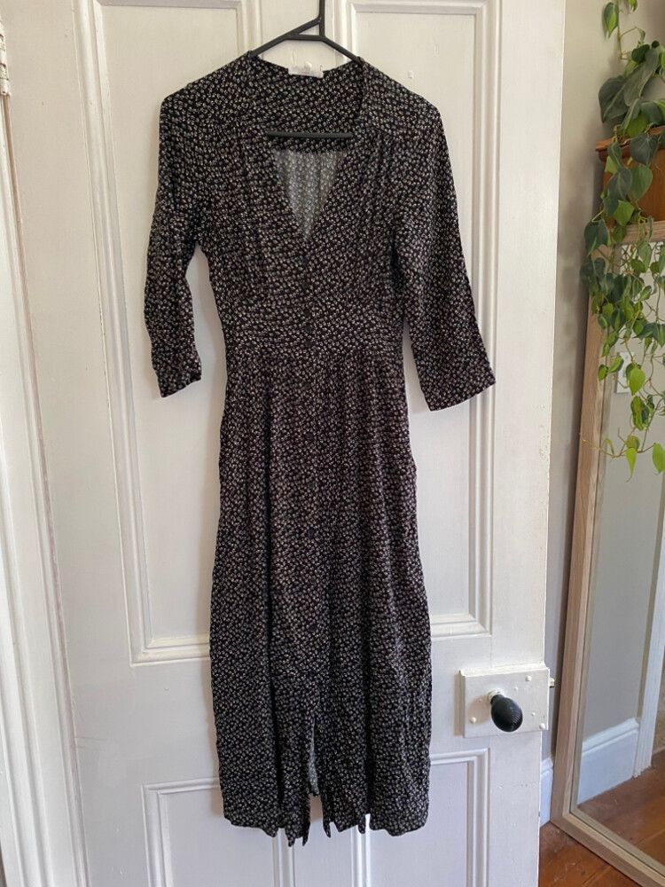 Button up floral midi/maxi