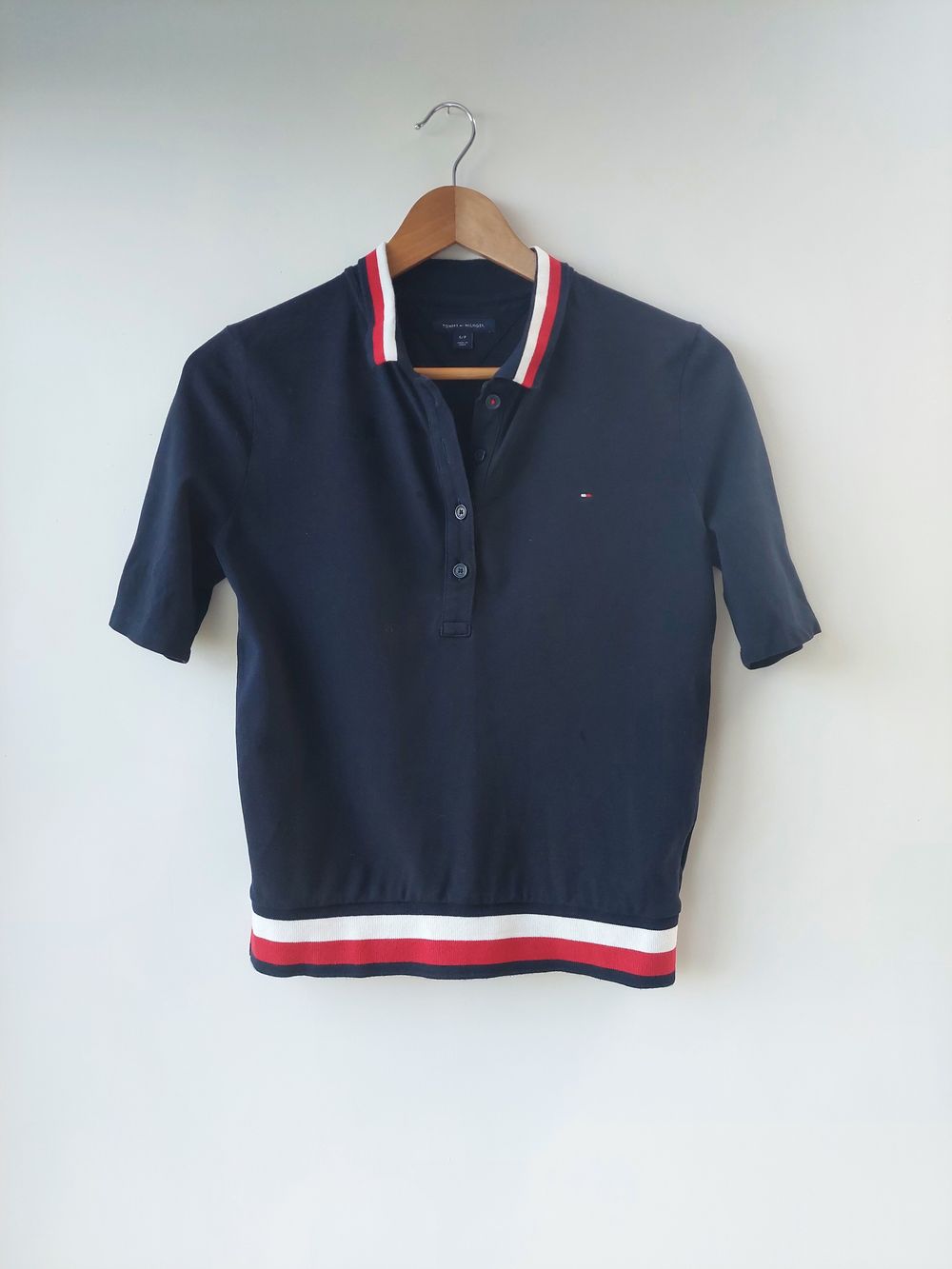 Tommy Hilfiger Navy Polo Top