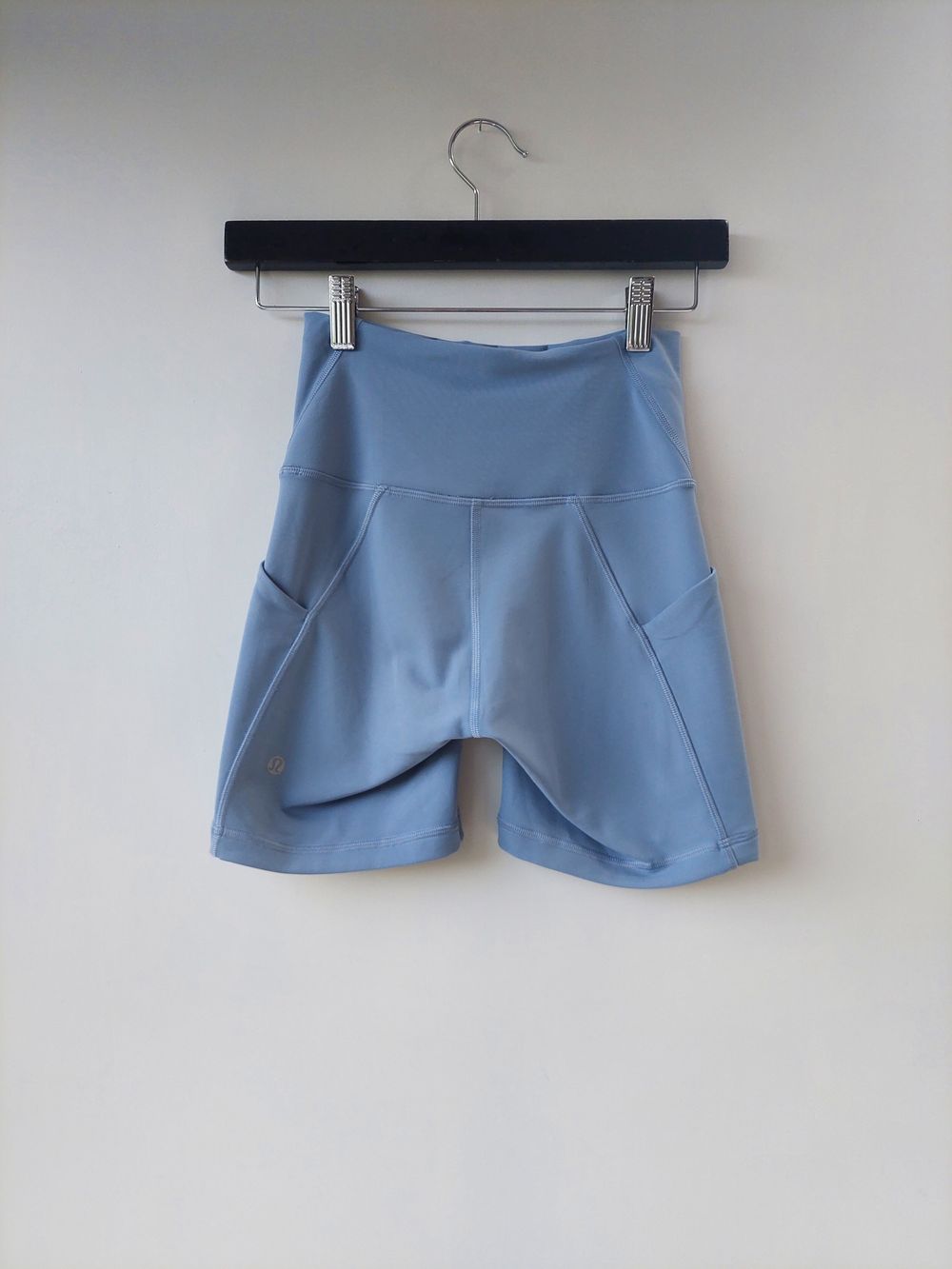 Lululemon Blue High Waisted Shorts