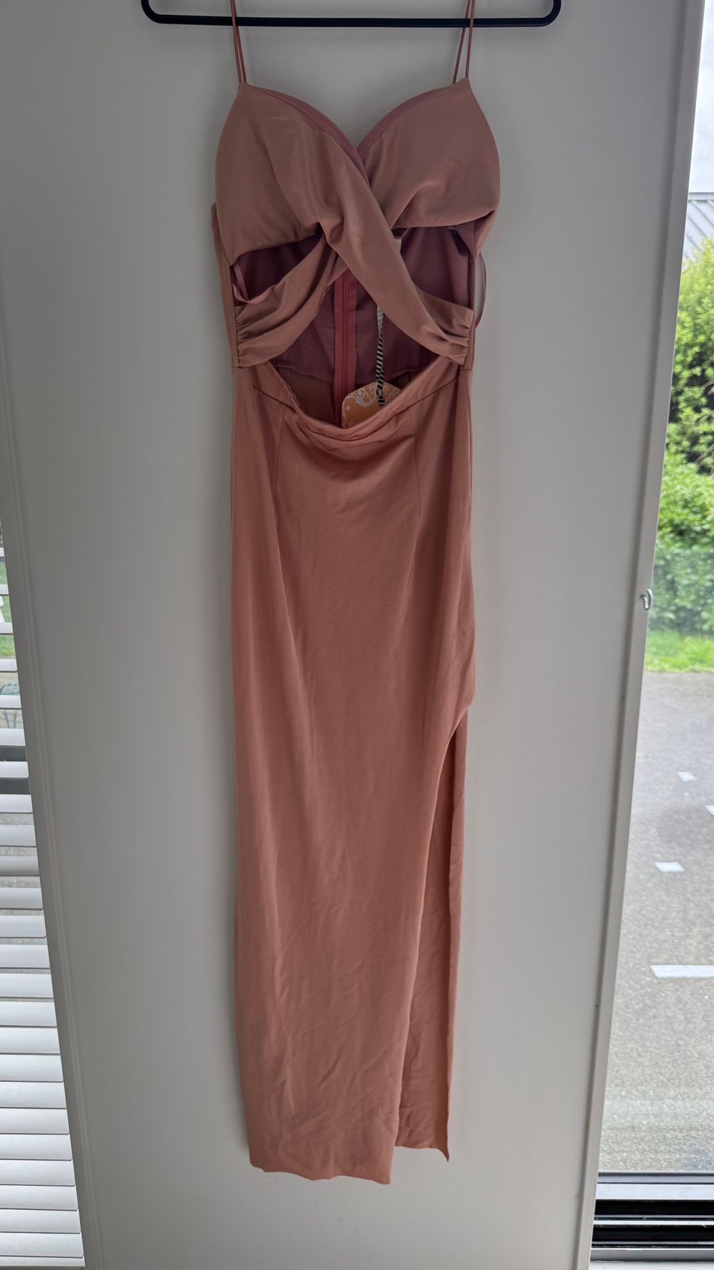 Debbie Dabble Peach Maxi Dress by Angel Biba