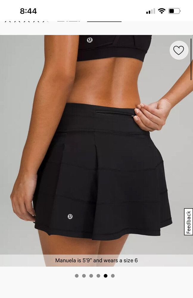 lululemon - Lululemon Pace Rival Mid-Rise Skirt - Tennis Skirt on