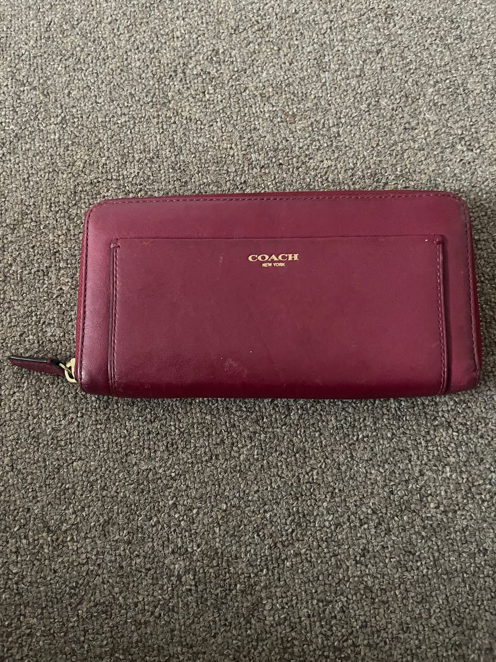 Coach Maroon Wallet