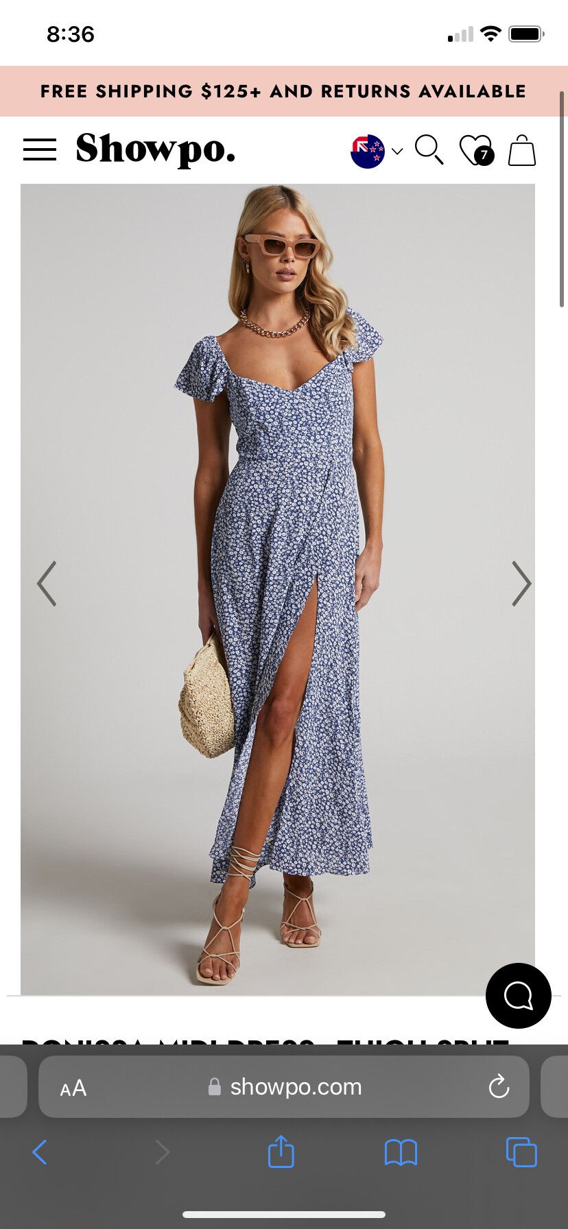 Showpo Donissa Midi Dress Thigh Split