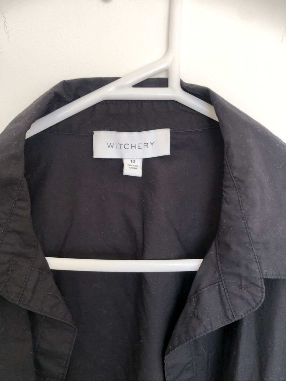 Black Shirt By Witchery
