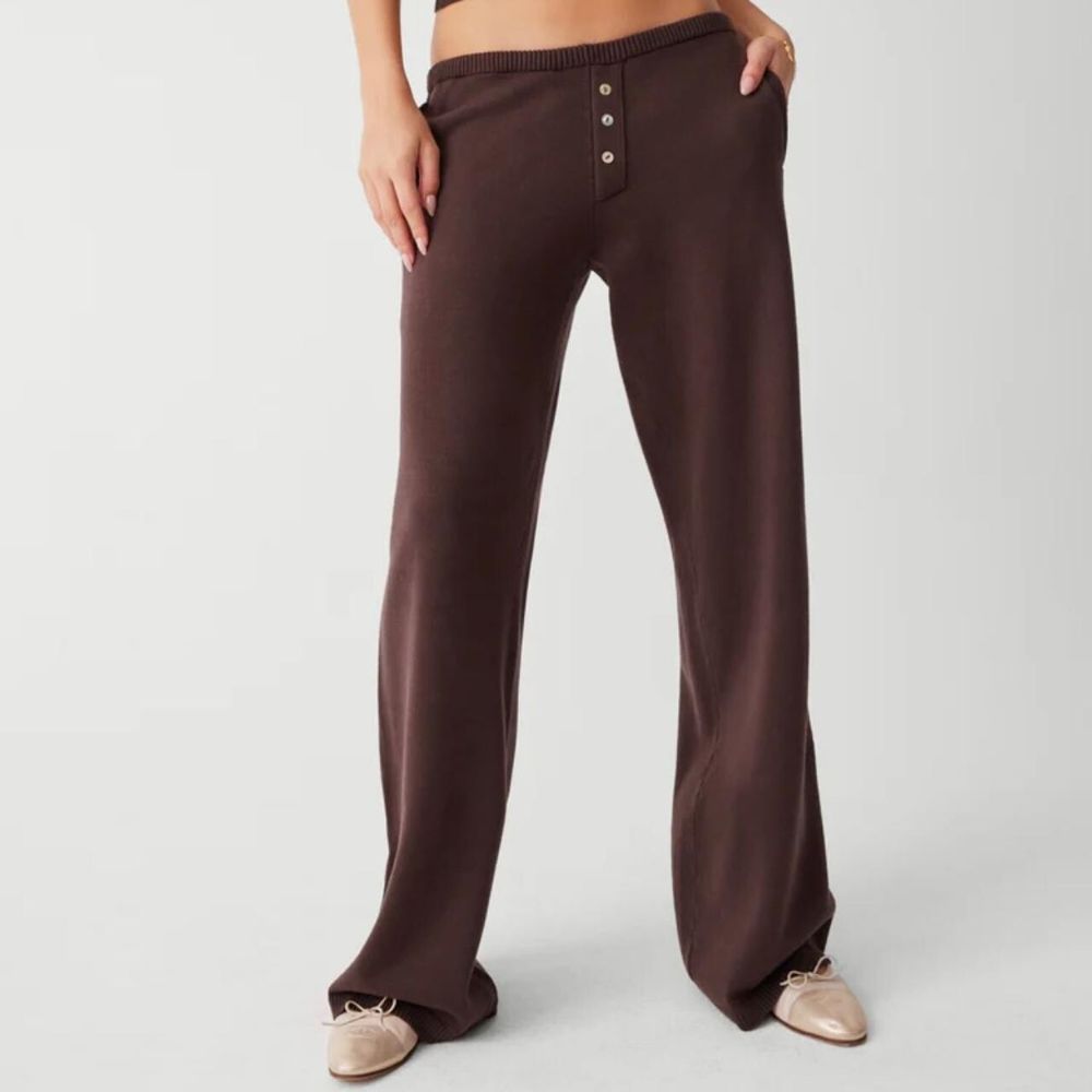 Frankie’s Bikinis Delilah Low Rise Cloud Knit Pant