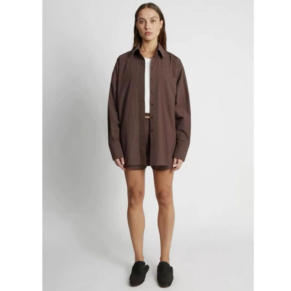 Camilla and Marc Clifford Shirt and Short Set Brown