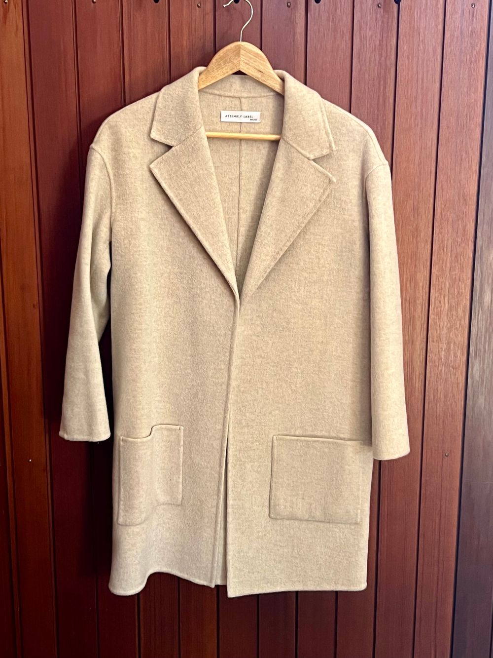 Assembly Label Wool Coat