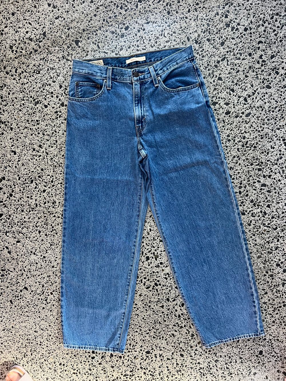 Levi's Premium Blue Baggy Dad Jeans