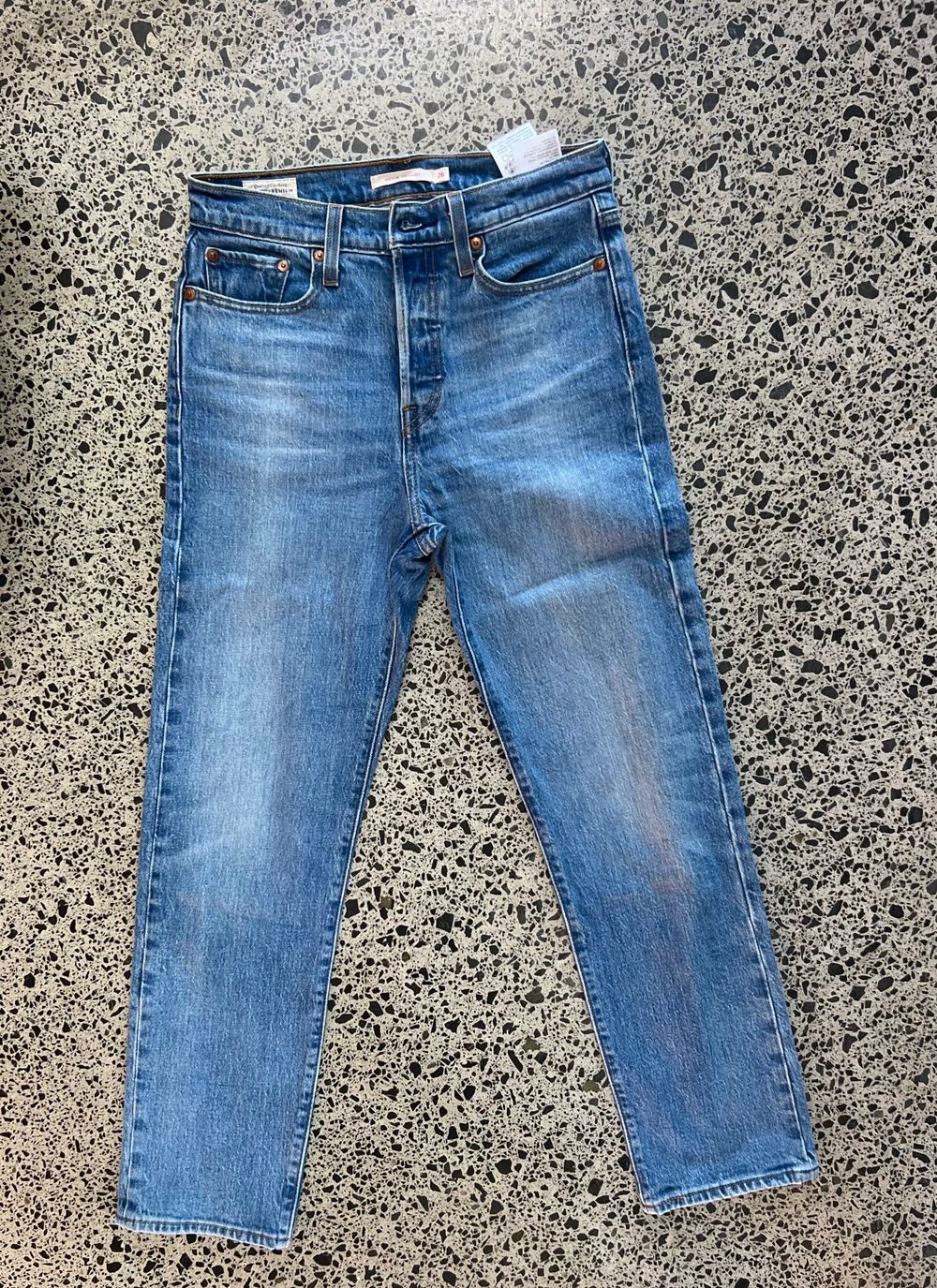 Levi's Blue Wedgie Straight Jeans