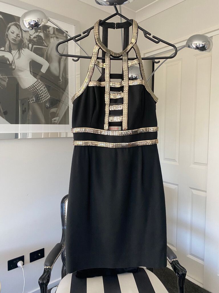 Sass and Bide Black Gold Dress