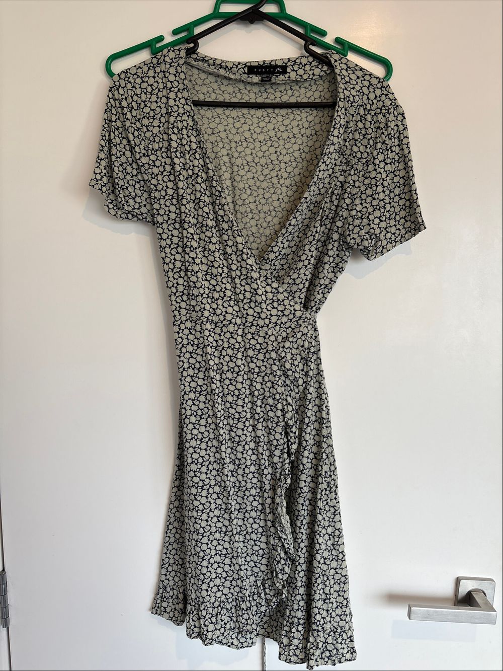 Rusty Floral Wrap Dress