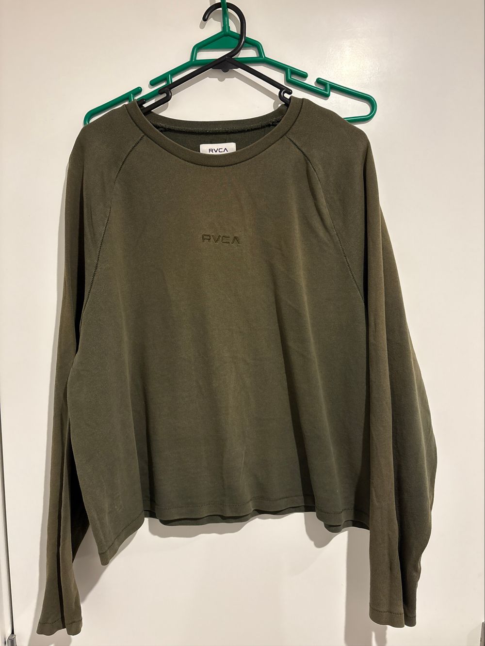 RVCA Green Jumper