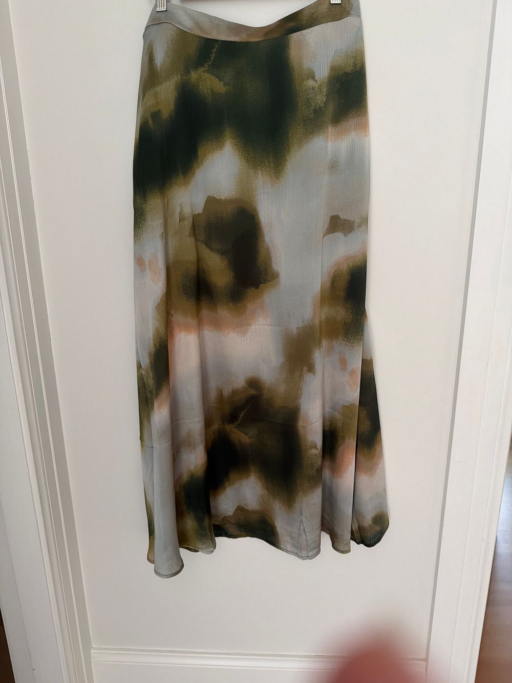 Federation Green Print Skirt