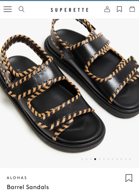 ALOHAS Barrel Sandals