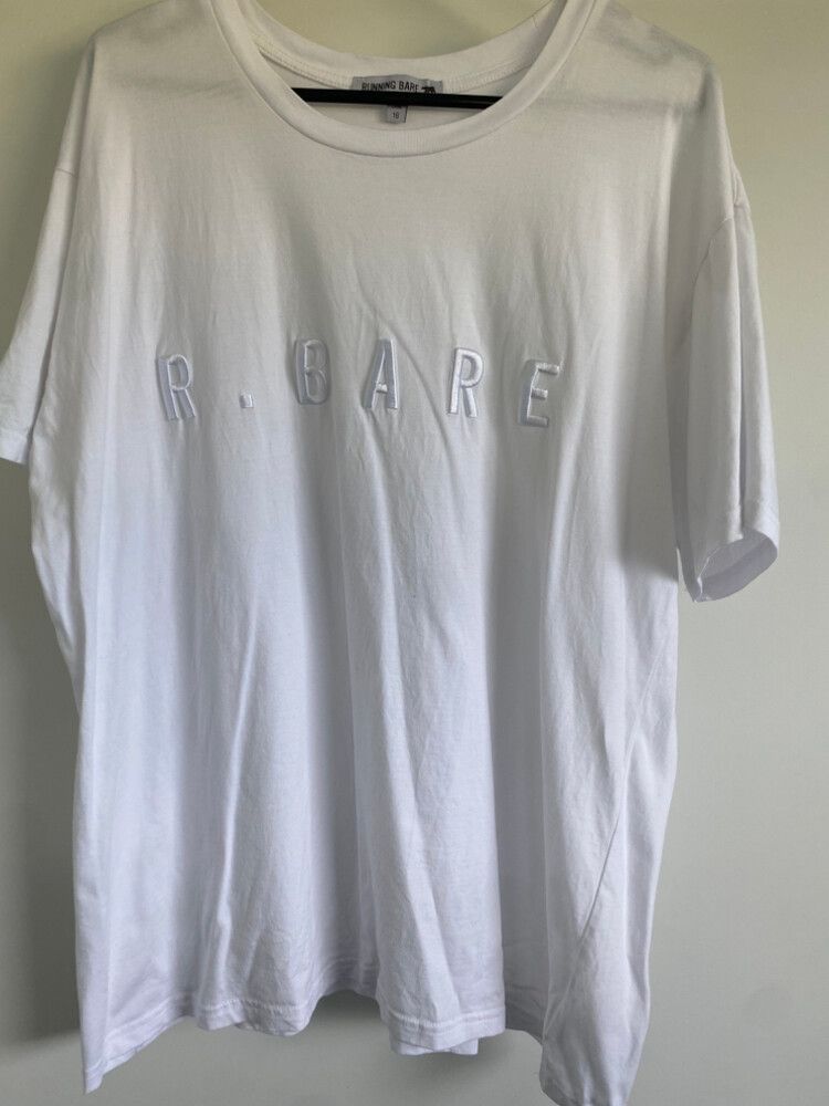 Running Bare White Tee