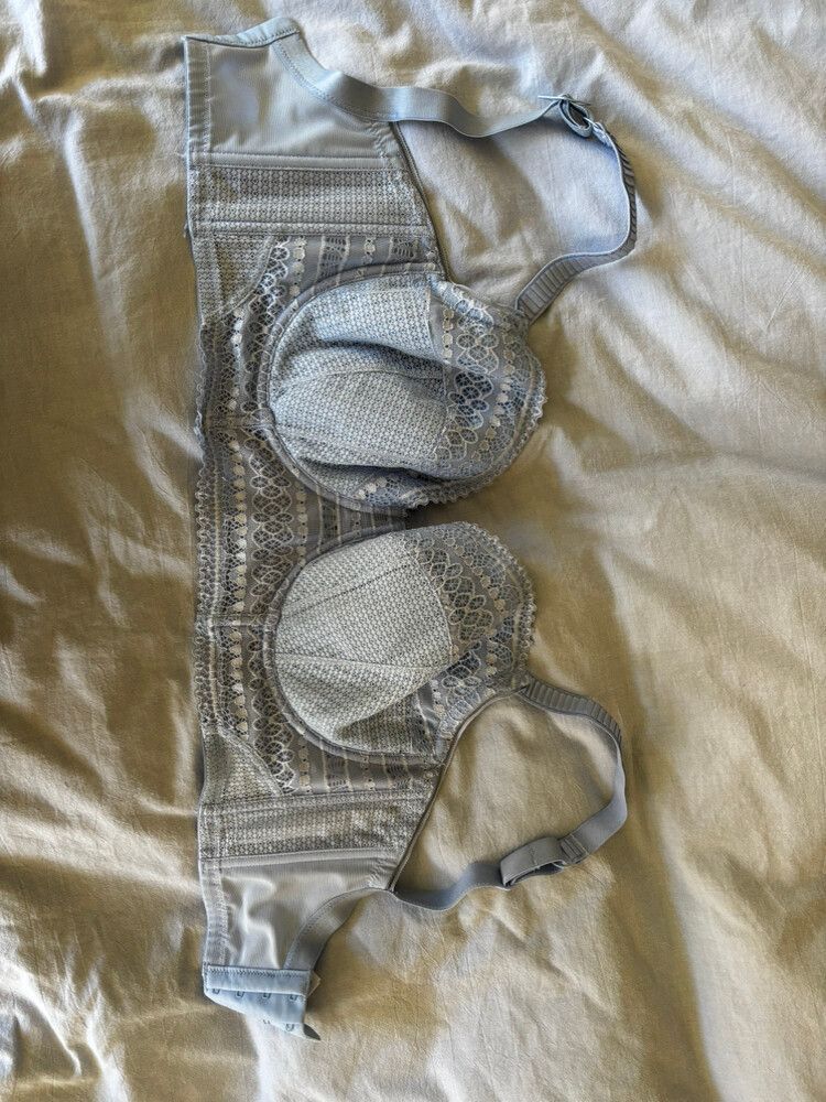 Blue Lace Bra