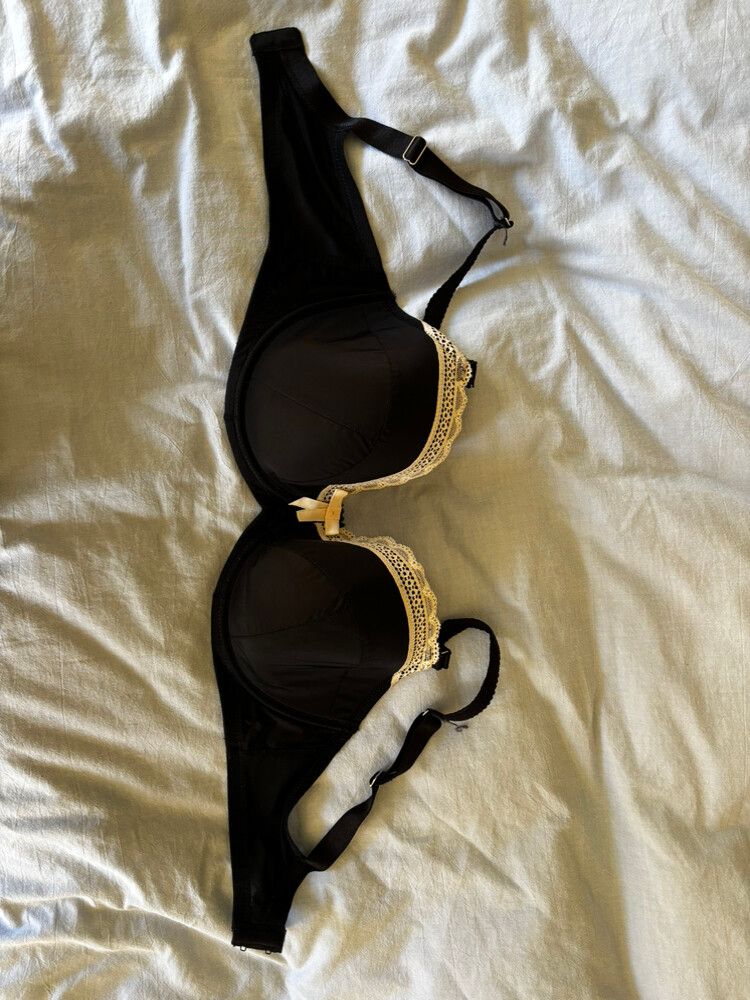 eVOLove Black Lace Trim Bra
