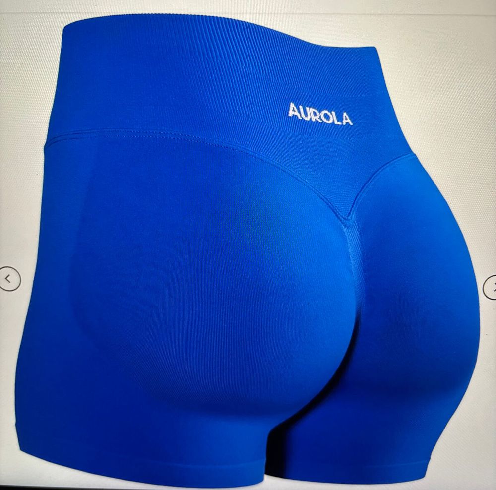 Aurola Blue Workout Gym Shorts