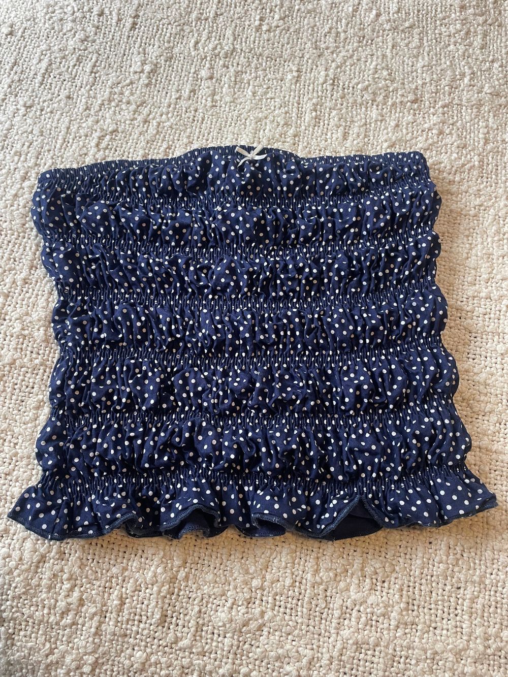 Princess Polly Blue Polka Dot Top