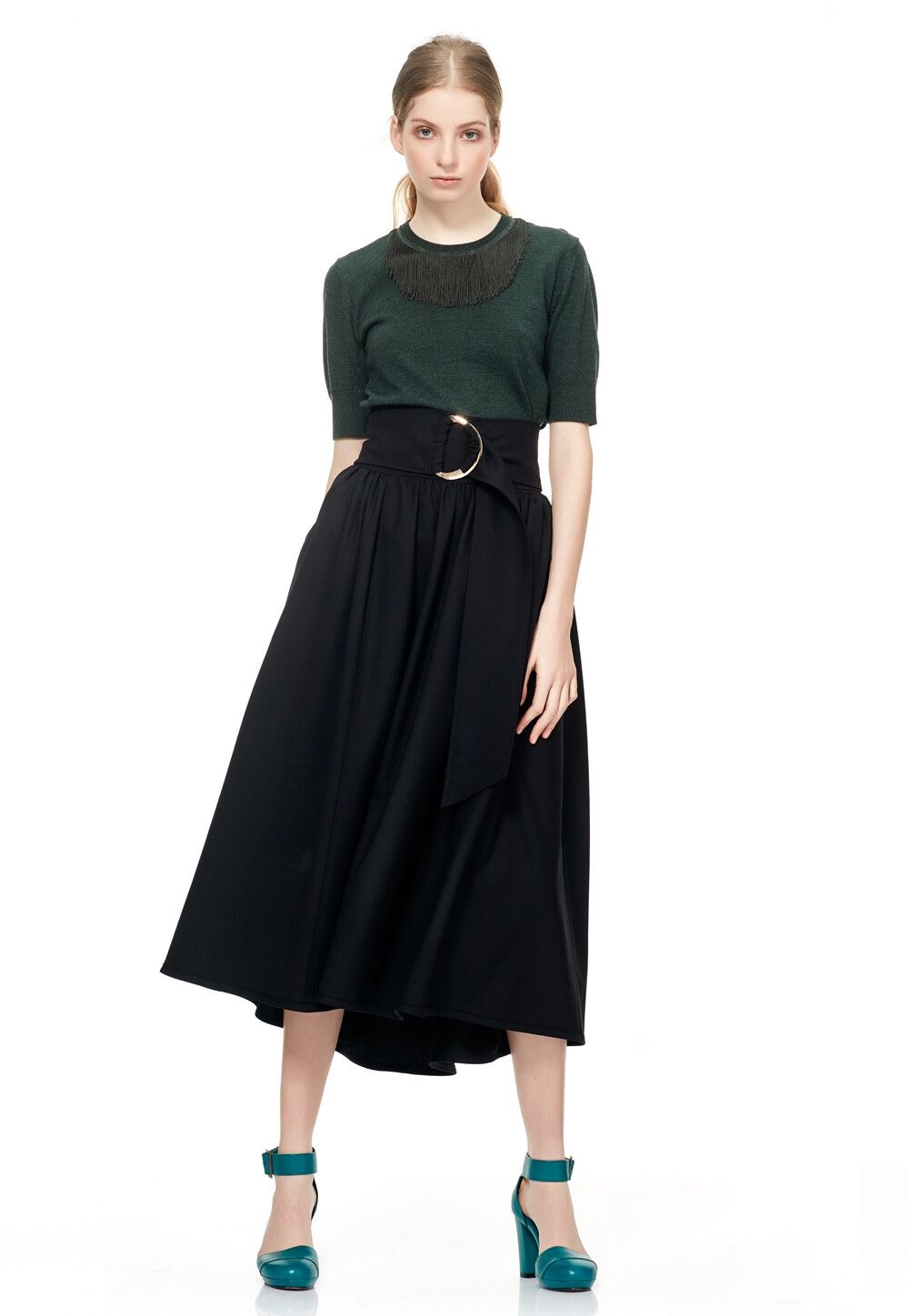 Brand new silver Kate Sylvester Skirt