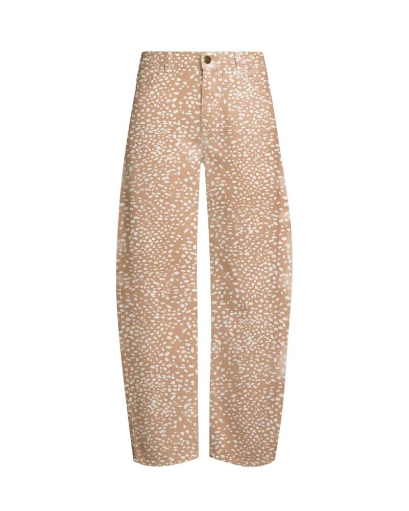 lioness horseshoe jeans in Bambi print