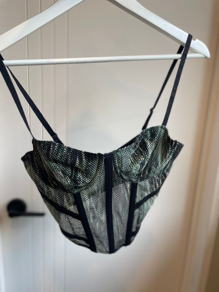 Mesh Corset Top