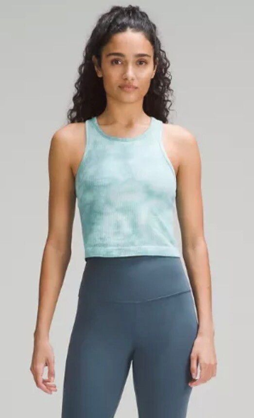 Lululemon Ebb to Street Cropped Racerback Tank Top