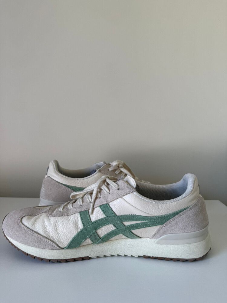 Onitsuka Tiger White Green Sneakers Size EU 46