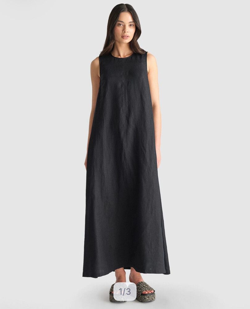 Linen Maxi Dress