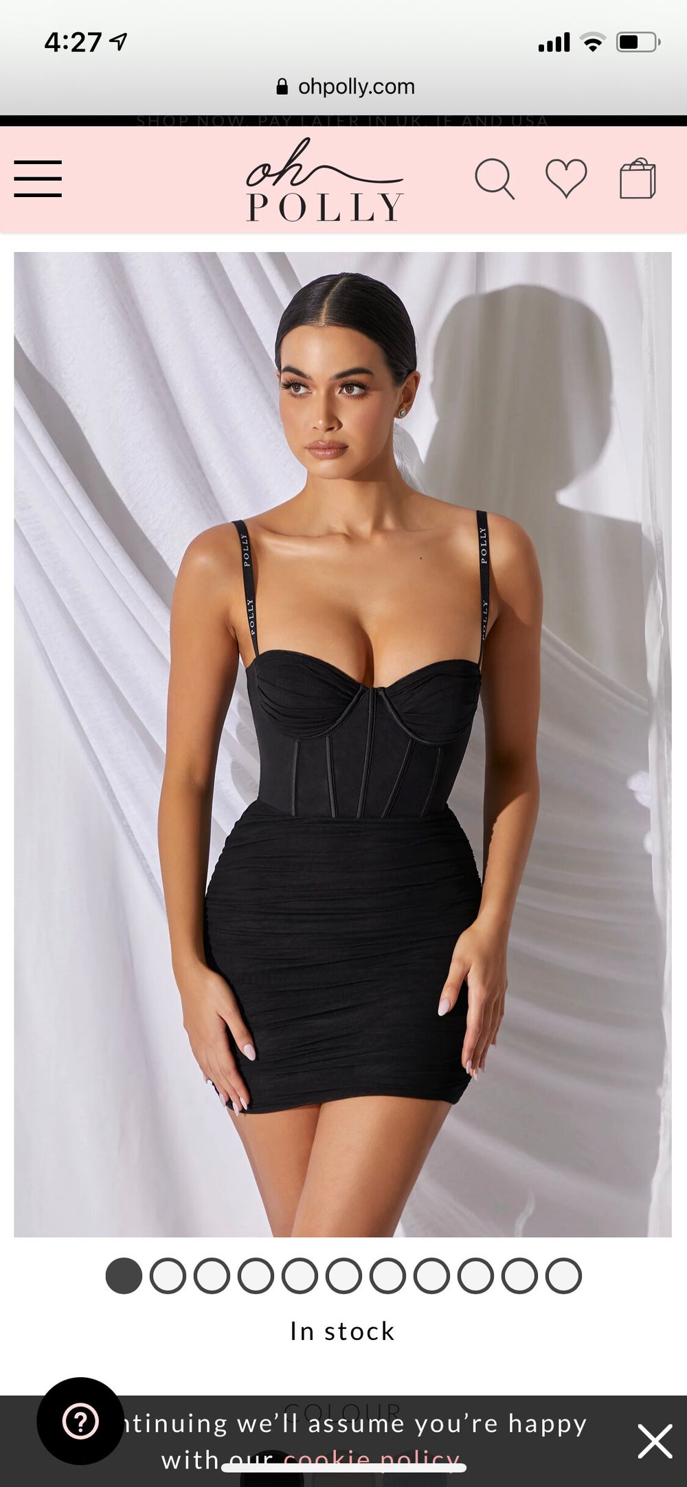 Oh Polly - Mesh Corset Dress on Designer Wardrobe Oh Polly - Mesh Corset Dress on Designer Wardrobe