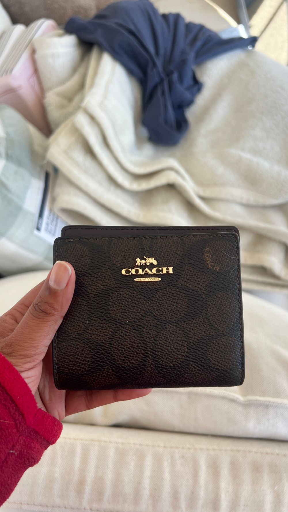 Coach Brown Signature Wallet
