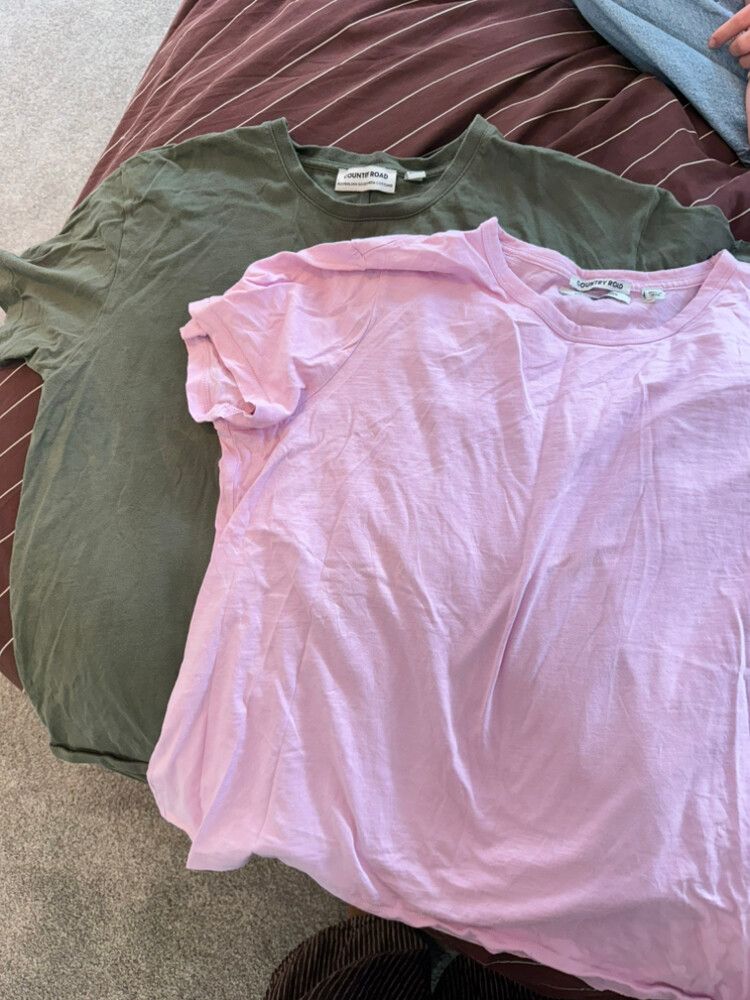 Country Road Pink Green T-Shirts