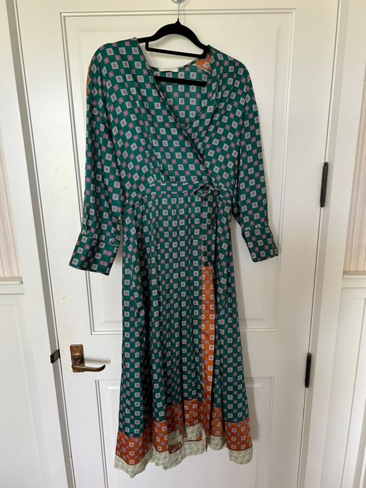 Sandro Silk Wrap Dress