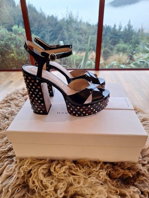 Marc Jacobs embellished platforms 37.5 NIB