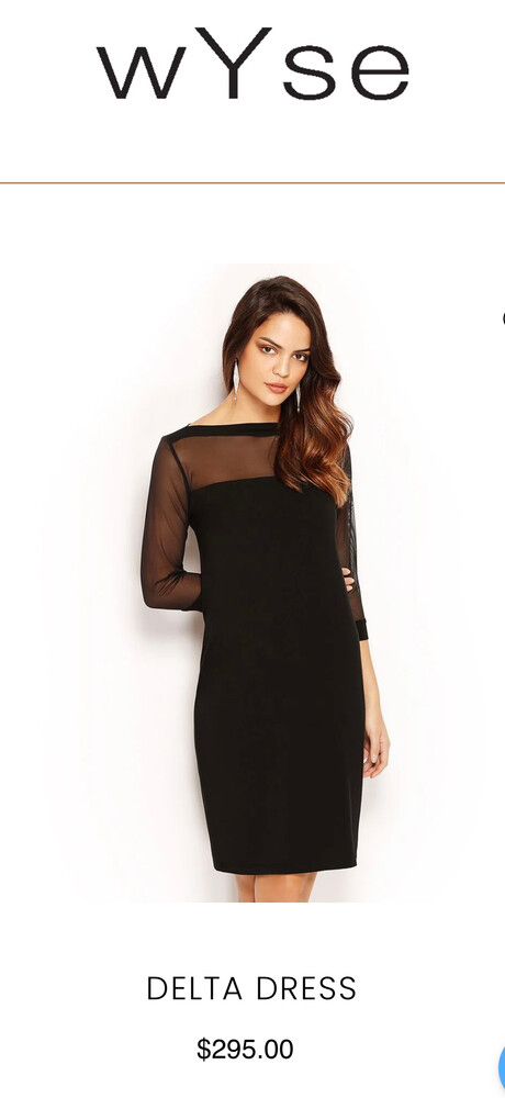 Delta Black Dress