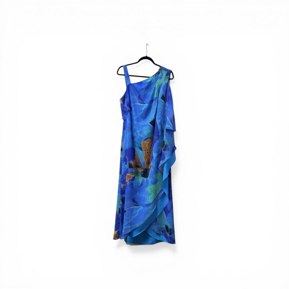 Grace Hill Blue Floral Dress