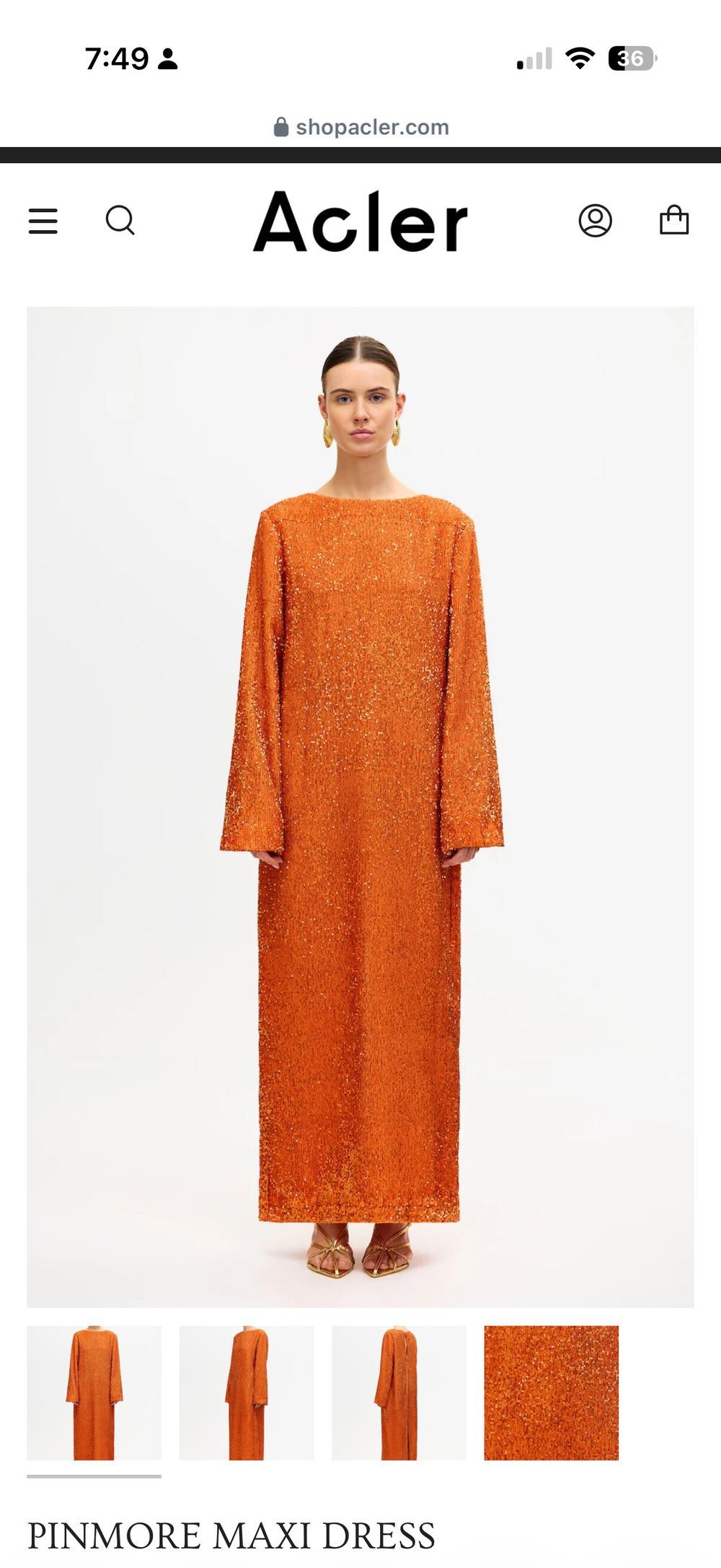 Acler Pinmore Maxi Dress