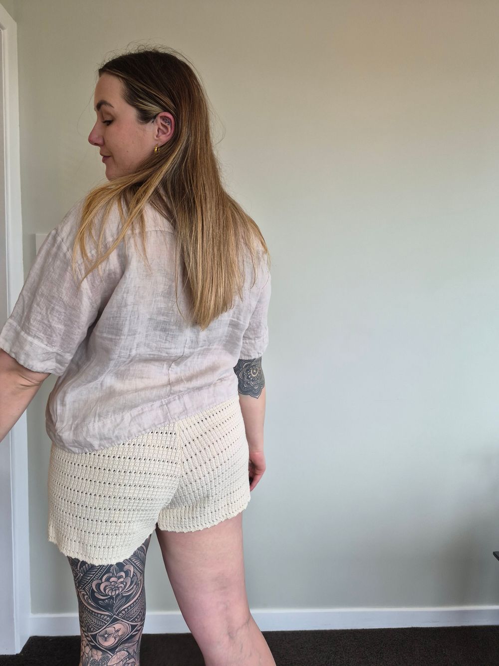 Transit par such Beige Linen Shirt