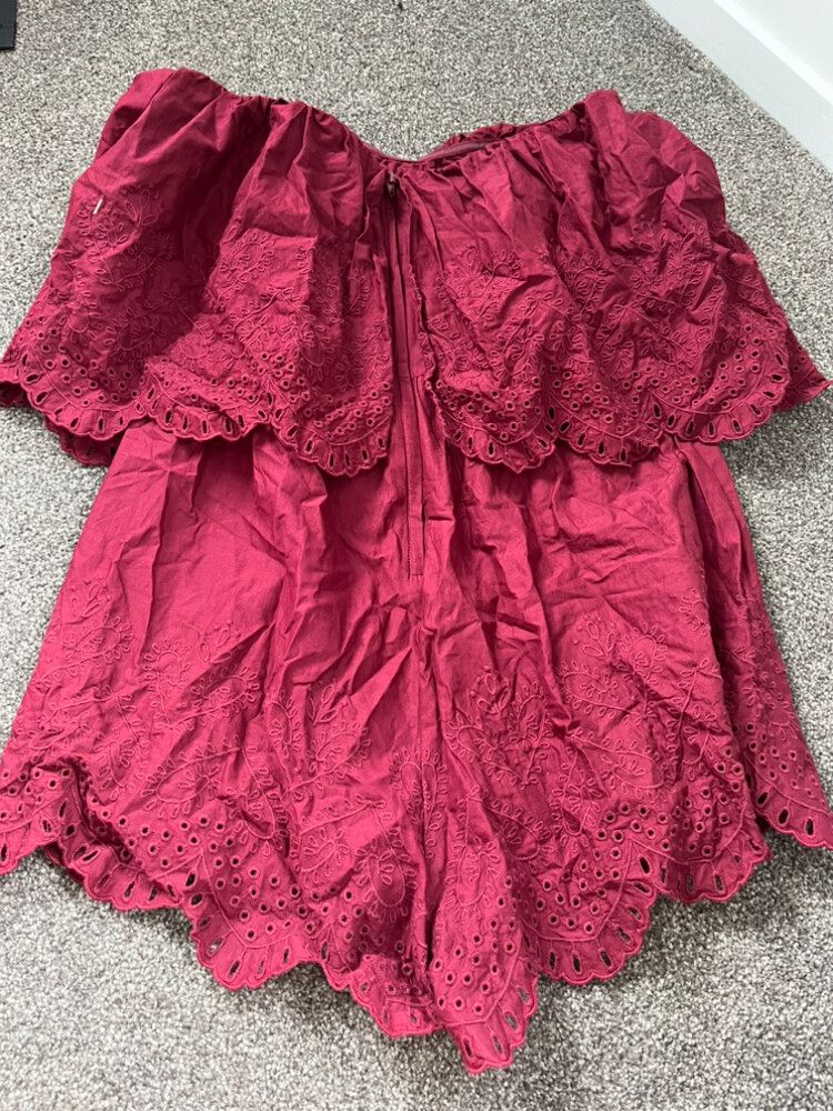 Maroon Playsuit