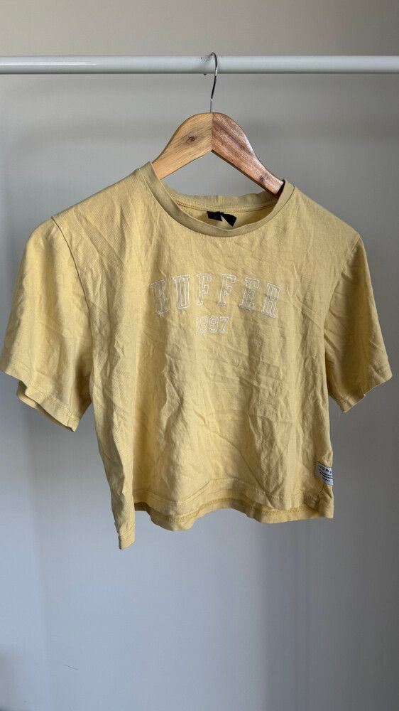 Yellow Huffer Varsity Tee