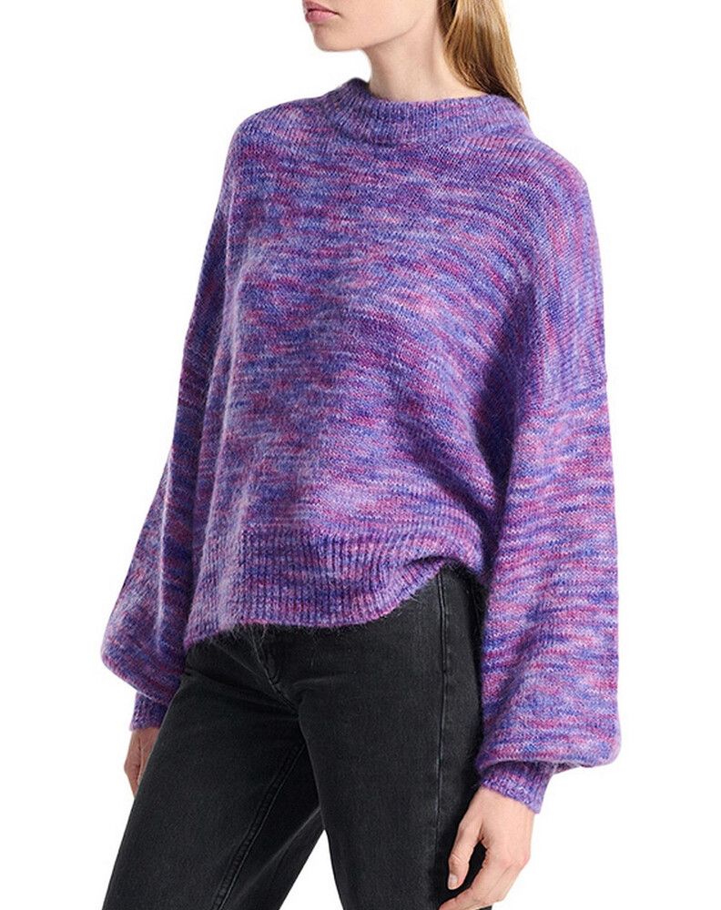 Purple Mohair Knit
