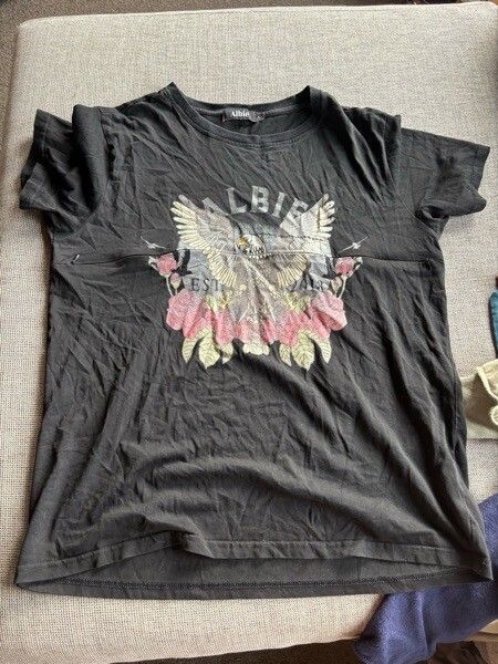 Albie Black Graphic T-Shirt