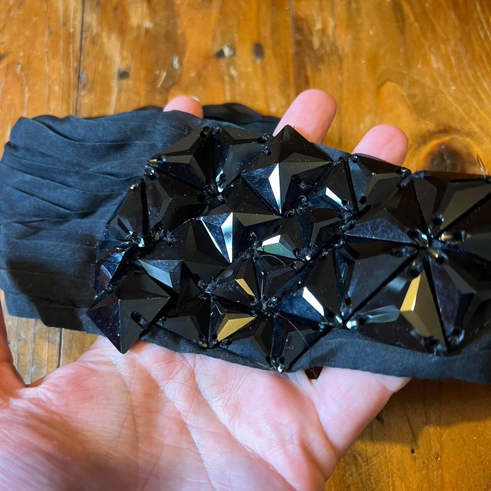 Swarovski Crystal and silk headband