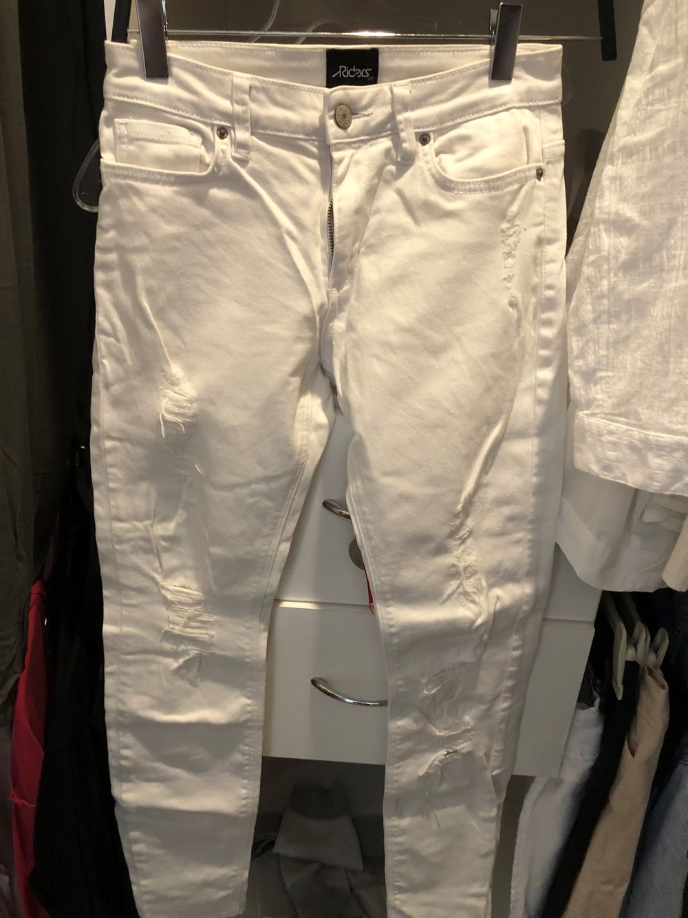 Riders By Lee White Ripped Jeans