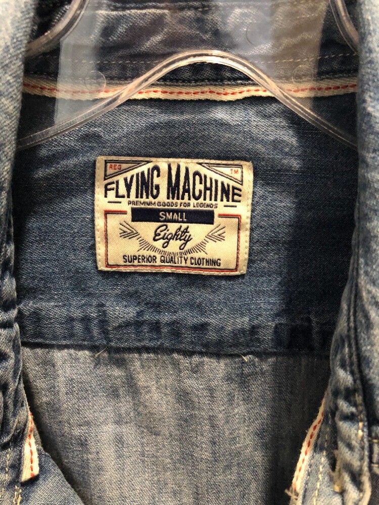Flying Machine Blue Denim Shirt