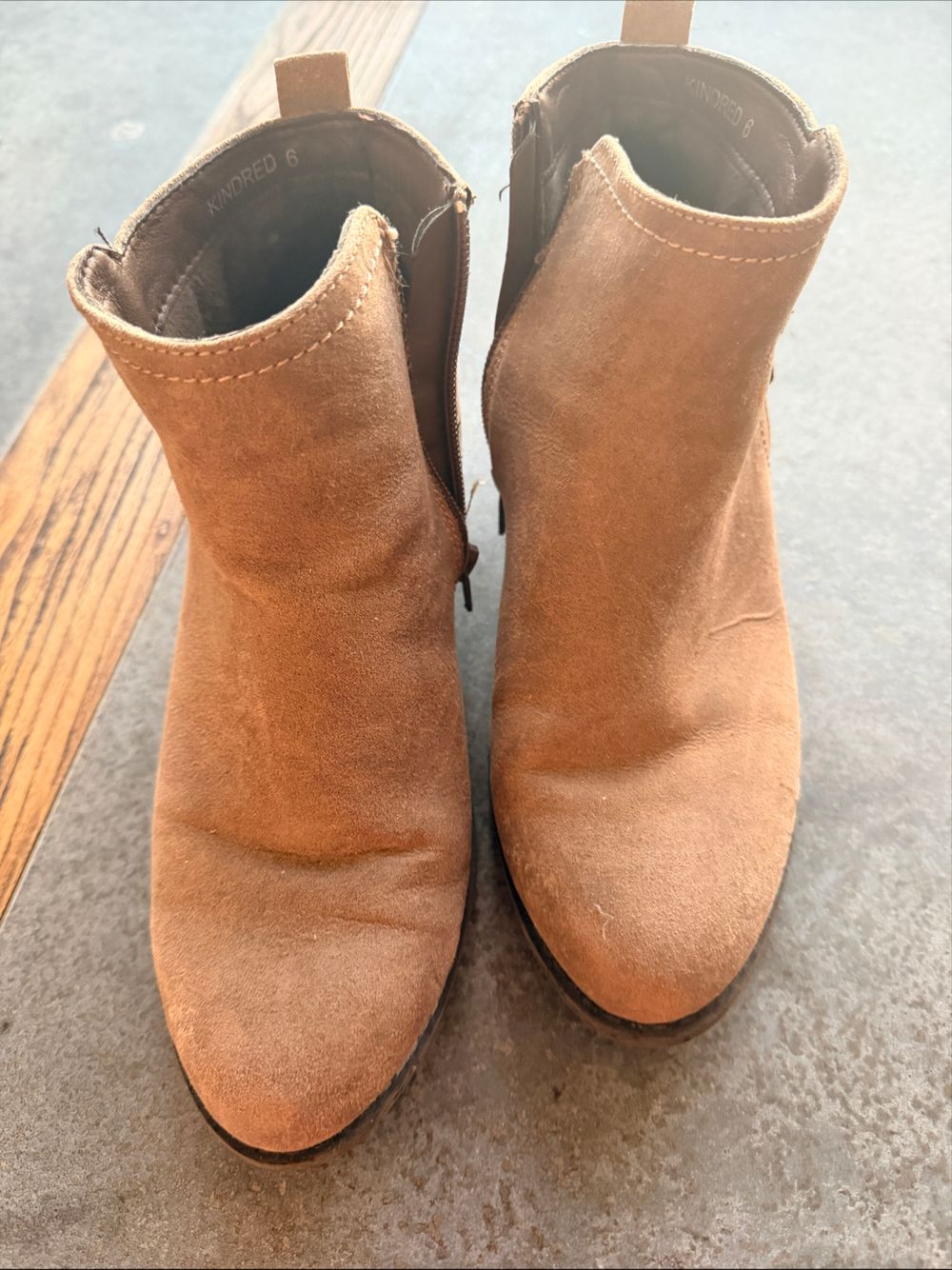 Novo Brown Suede Ankle Boots