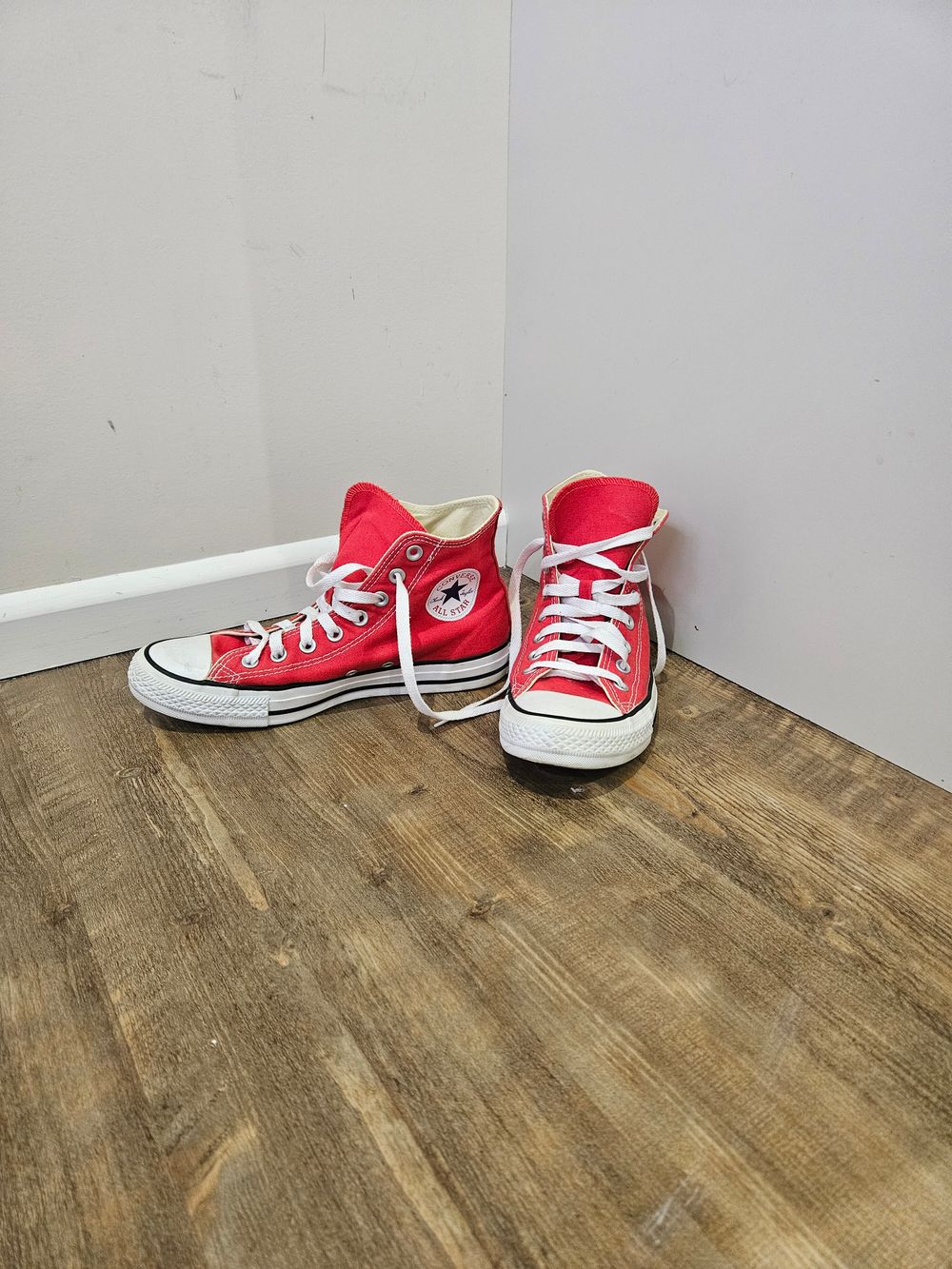 Converse Red High Top Sneakers