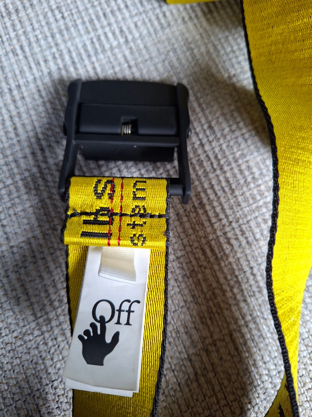 Off-White Yellow Belt