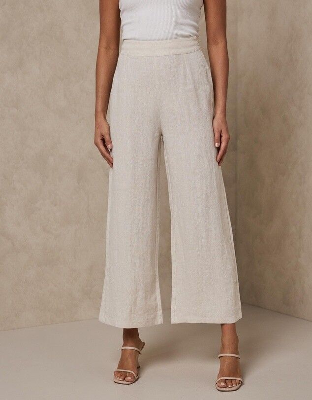 Aere Linen Trousers sz 8