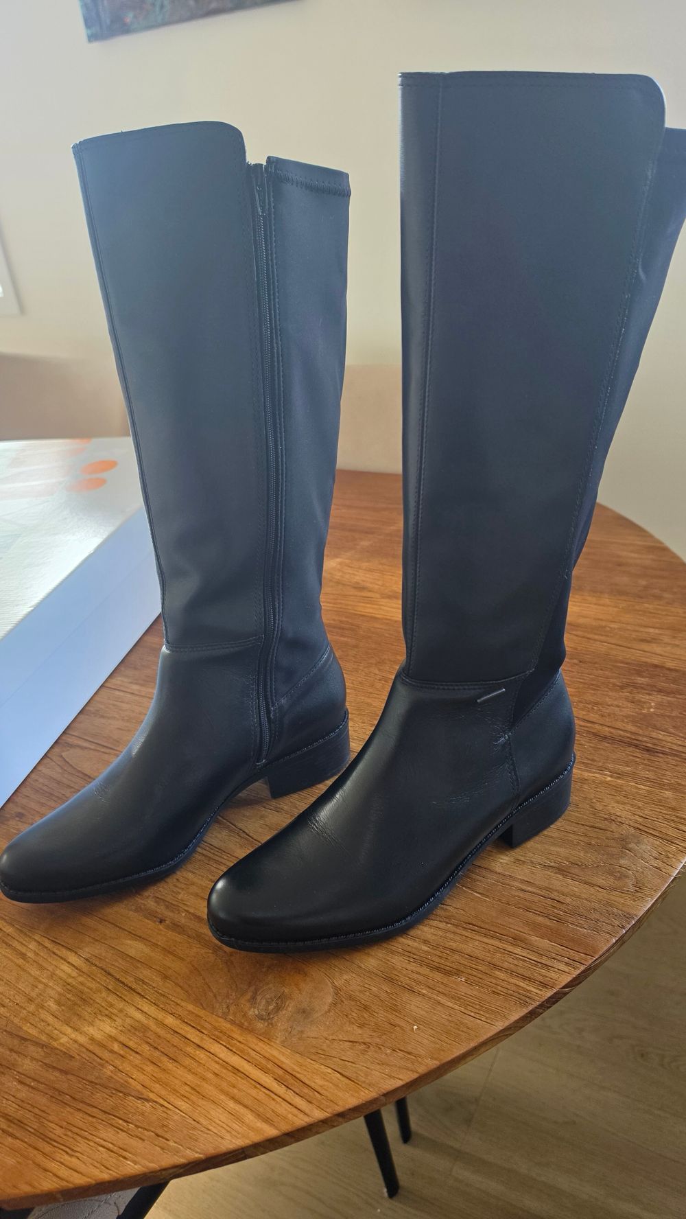 Black knee high boots - nii x neo size 37